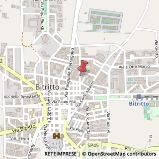 Mappa Via Giovanni Verga, 3/B, 70020 Bitritto, Bari (Puglia)