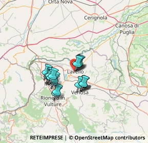 Mappa Via Sandro Pertini, 85024 Lavello PZ, Italia (10.0875)
