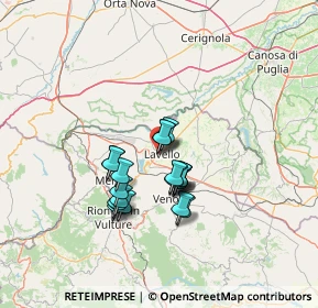 Mappa Via Sandro Pertini, 85024 Lavello PZ, Italia (11.191)