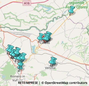 Mappa Via Roma, 85024 Lavello PZ, Italia (9.7905)