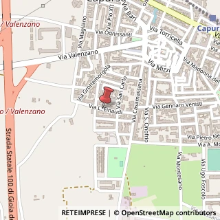 Mappa Via einaudi, 70010 Capurso, Bari (Puglia)