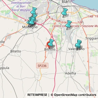 Mappa Via Sant Andrea, 70020 Bitritto BA, Italia (5.11)