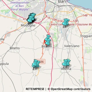 Mappa Via Sant Andrea, 70020 Bitritto BA, Italia (5.02)