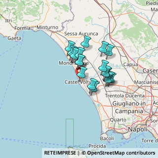 Mappa Viale V. Vela, 81030 Castel Volturno CE, Italia (9.7465)