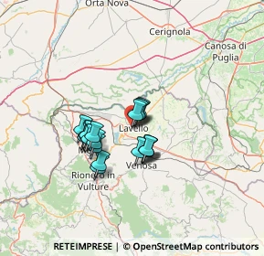 Mappa Via Bologna, 85024 Lavello PZ, Italia (10.156)