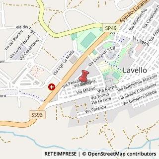 Mappa Via Pavia, 52, 85024 Lavello, Potenza (Basilicata)