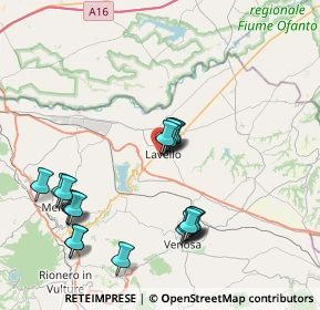 Mappa Via Bologna, 85024 Lavello PZ, Italia (8.8065)