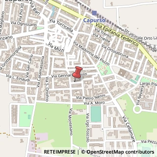Mappa Via Don Luigi Sturzo,  16, 70010 Capurso, Bari (Puglia)