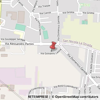 Mappa Via Giovanni Leone, 8, 81020 San Nicola la Strada, Caserta (Campania)