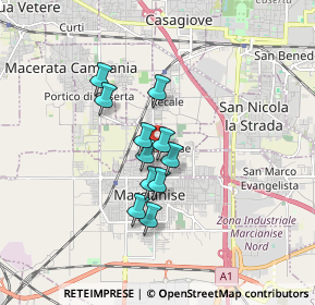 Mappa Via Casa Fusco, 81020 Capodrise CE, Italia (1.29727)