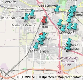 Mappa Via Casa Fusco, 81020 Capodrise CE, Italia (2.3265)