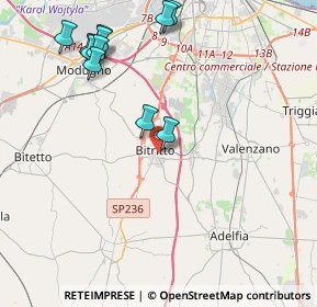 Mappa 70020 Bitritto BA, Italia (5.04455)