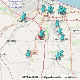 Mappa 70020 Bitritto BA, Italia (5.43941)