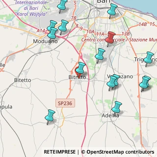 Mappa 70020 Bitritto BA, Italia (5.64667)