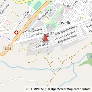 Mappa Via Campania, 21, 85024 Lavello, Potenza (Basilicata)