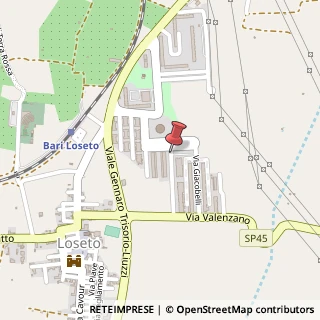 Mappa Via Umberto Minervini, 25, 70020 Bari, Bari (Puglia)