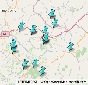 Mappa Via IV Novembre, 83059 Vallata AV, Italia (7.687)