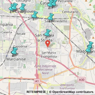 Mappa Via G. Saragat, 81020 Caserta CE, Italia (3.65143)