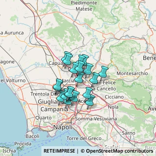 Mappa Via G. Saragat, 81020 Caserta CE, Italia (9.665)