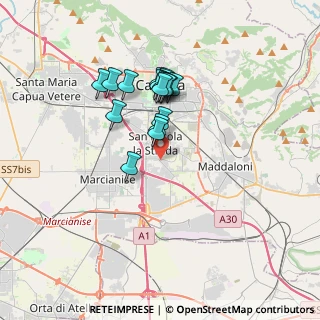 Mappa Via G. Saragat, 81020 Caserta CE, Italia (3.08278)