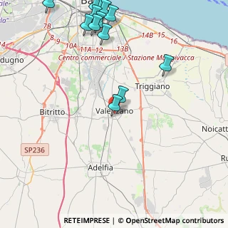 Mappa 70010 Valenzano BA, Italia (6.04154)