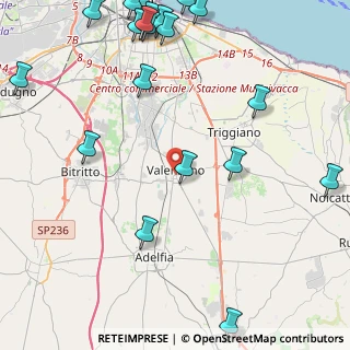 Mappa 70010 Valenzano BA, Italia (6.7195)