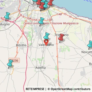 Mappa 70010 Valenzano BA, Italia (7.05063)