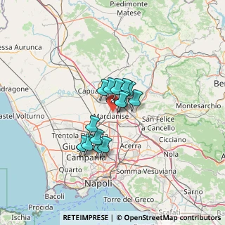 Mappa Via Gennaro Tescione, 81020 Caserta CE, Italia (9.04)