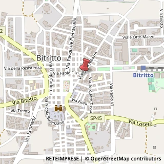 Mappa Via Carlo Alberto, 35, 70020 Bitritto, Bari (Puglia)