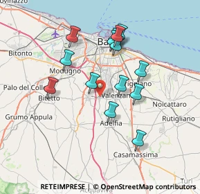 Mappa Via Raffaele Perrone, 70129 Bari BA, Italia (7.05071)