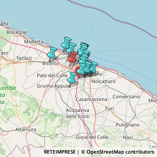 Mappa Via Raffaele Perrone, 70129 Bari BA, Italia (7.42067)