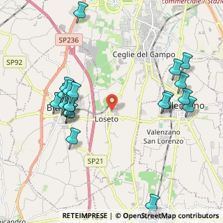 Mappa Via Raffaele Perrone, 70129 Bari BA, Italia (2.4915)
