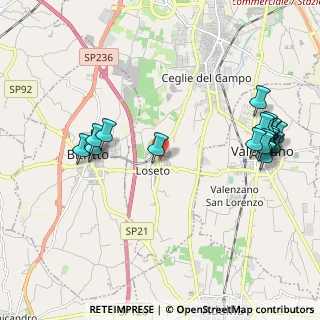 Mappa Via Raffaele Perrone, 70129 Bari BA, Italia (2.589)