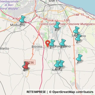 Mappa Via Raffaele Perrone, 70129 Bari BA, Italia (4.92182)