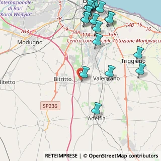 Mappa Via Raffaele Perrone, 70129 Bari BA, Italia (6.103)