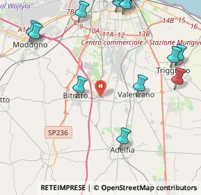 Mappa Via Raffaele Perrone, 70129 Bari BA, Italia (6.854)
