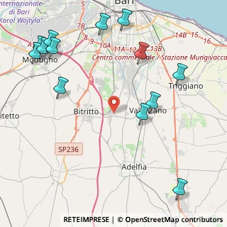 Mappa Via Umberto Minervini, 70121 Bari BA, Italia (6.03615)