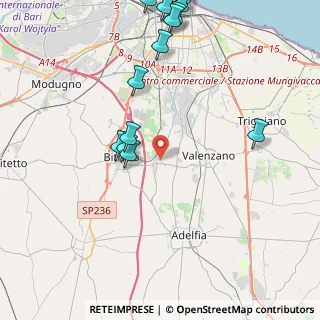 Mappa Via Umberto Minervini, 70121 Bari BA, Italia (5.49154)