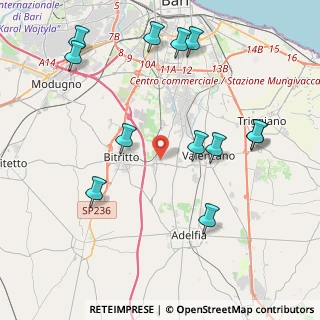 Mappa Via Umberto Minervini, 70121 Bari BA, Italia (5.0475)