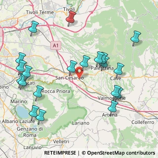 Mappa Via Valle Casa Romana, 00030 San Cesareo RM, Italia (10.4785)