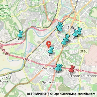 Mappa Via del Pianeta Giove, 00144 Roma RM, Italia (2.10167)