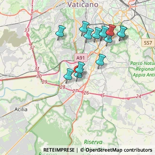 Mappa Via del Pianeta Giove, 00144 Roma RM, Italia (3.98154)