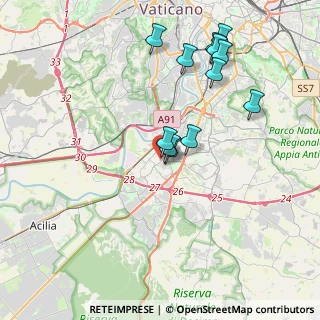 Mappa Via del Pianeta Giove, 00144 Roma RM, Italia (4.05667)