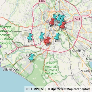 Mappa Via del Pianeta Giove, 00144 Roma RM, Italia (7.35)