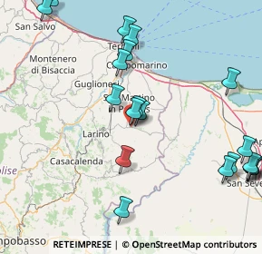 Mappa 86049 Ururi CB, Italia (21.0495)