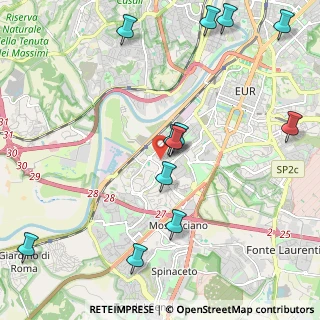 Mappa Via Gustavo Fara, 00144 Roma RM, Italia (2.67083)