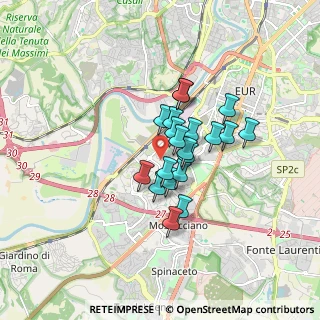 Mappa Via Gustavo Fara, 00144 Roma RM, Italia (1.219)