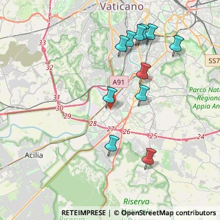 Mappa Via Gustavo Fara, 00144 Roma RM, Italia (4.48909)