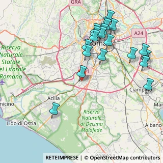 Mappa Via Gustavo Fara, 00144 Roma RM, Italia (10.028)