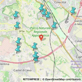Mappa Via i XXV della Campagna, 00178 Roma RM, Italia (2.77667)